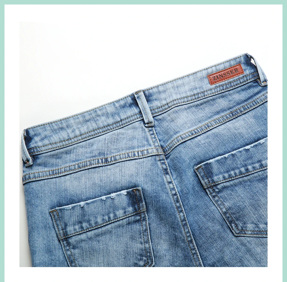 Осенне-зимние женские джинсовые обтягивающие брюки стрейч с заниженной талией кислотные зимние синие тонкие эластичные рваные женские джинсы ZS002FPTA2A