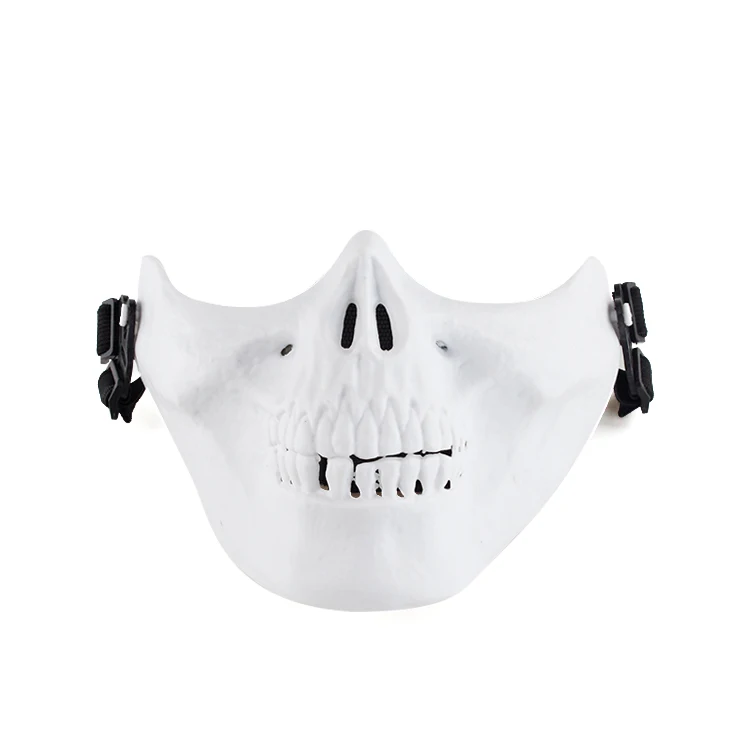 Эмираты M03 скелет маски на пол-лица маска-Череп Скелет для Хэллоуина Танцы вечерние реквизит поставляет