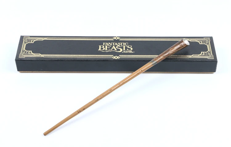 Новейшая металлическая упаковочная лента Colsplay hp crimins of Grindelwald Nicolas Flamel Dumbledor Theseus Scamander Magical Wand - Цвет: Newt Scamander