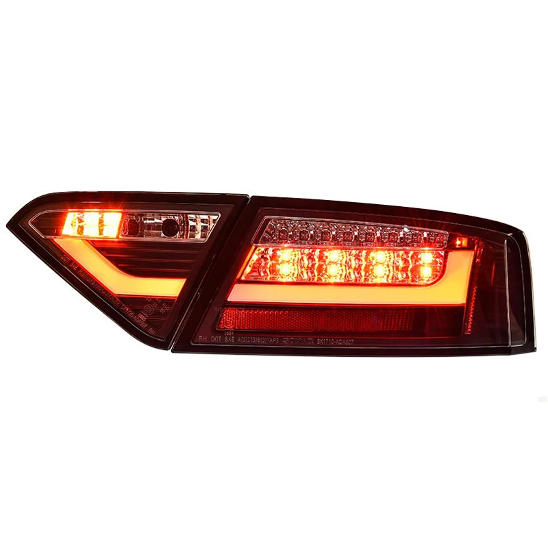 Автомобильный задний фонарь в сборе для Audi A5 задние фонари 2008 2012 DRL + тормоз Парк