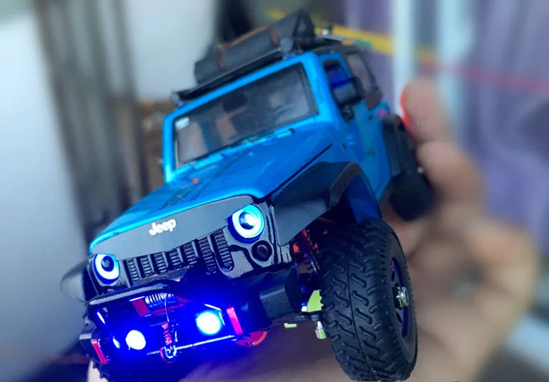 Ручная работа 1:35 RC Гусеничный модифицированный автомобильный модификация для 1/35 Orlando Hunter Wrangler внедорожный альпинистский автомобиль