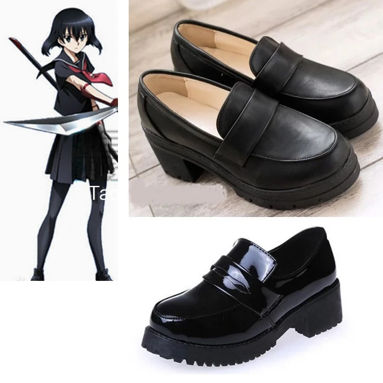 cos chunky heel pumps