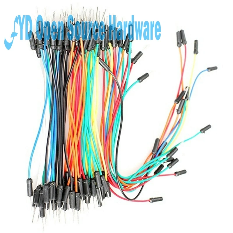 65PCS Male to Male Solderless Breadboard Jumper Cable Wires for New