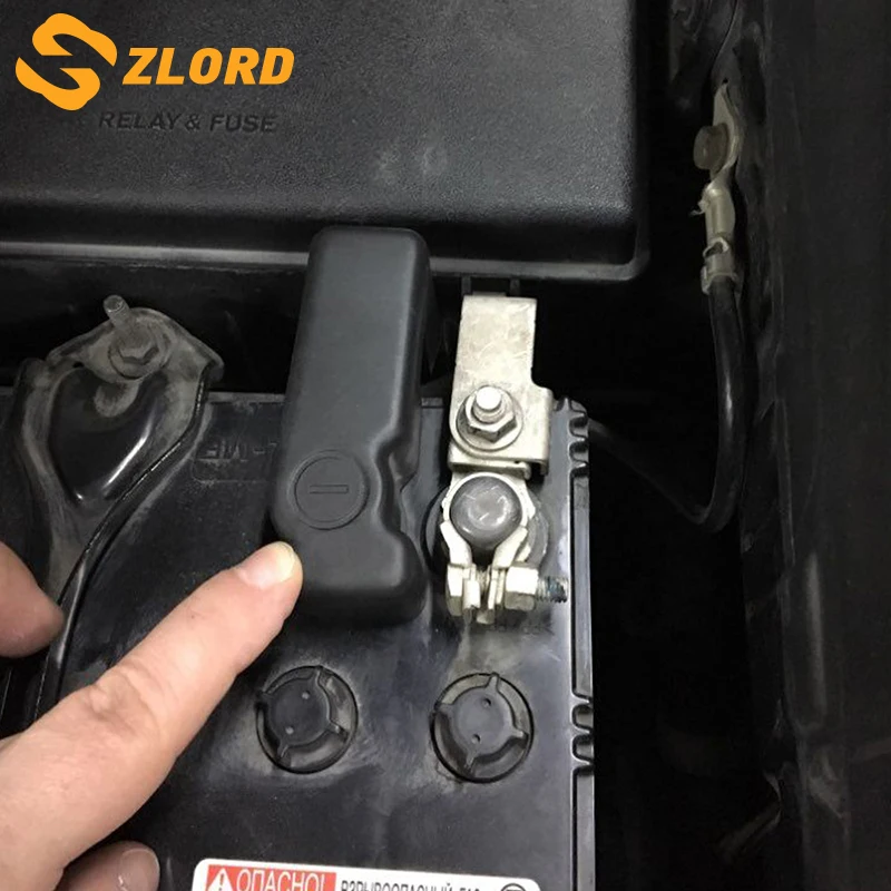 

Car Battery Anode Negative Electrode Pole Terminal Protection Cover Fit for Toyota Fortuner SW4 Innova Crysta Hilux 2015-2018