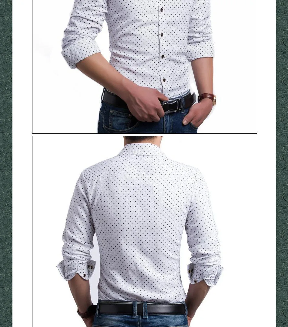 Лидер продаж г. весна осень британский модный мужской небольшой пятиконечная звезда печати с длинным рукавом рубашки для мужчин Slim Fit Camisa masculina