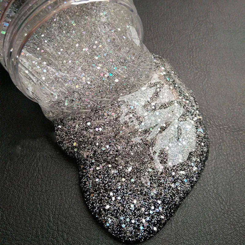 

AFDSWG Slime crystal sequins color mud children's toys squishy squeezables snowman squishy squishy toys lot squishy gel