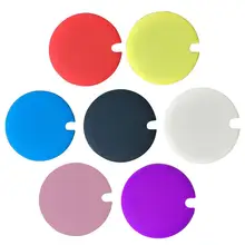 Универсальная Пищевая силиконовая крышка для чашки с зазубриной Пылезащитная Крышка для чашки Герметичная крышка для чашки 7 цветов