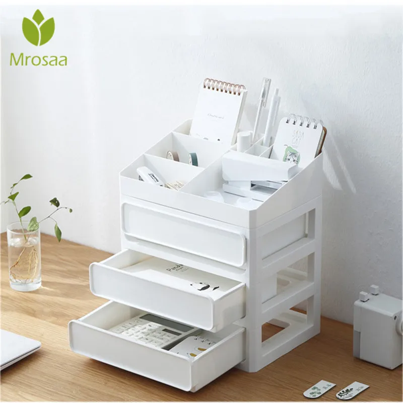 

Multi Layer Makeup Storage Box Container Plastic Cosmetic Drawer Makeup Organizer Nail Casket Holder Desktop Sundry Storage Case