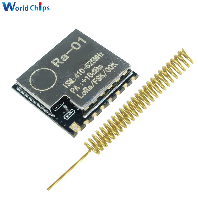 

Ra-01 SX1278 LoRa Spread Spectrum Transmission Wireless Module 433MHz Wireless Serial Port SPI Interface Ra01