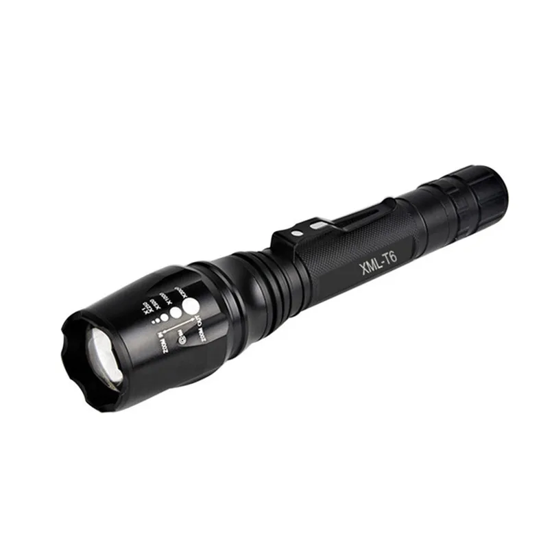 Portable Zoomable 5-Mode T6 LED Flashlight Torch actical Police Flashlight Outdoor Camping Light bike Light #3M04 (5)