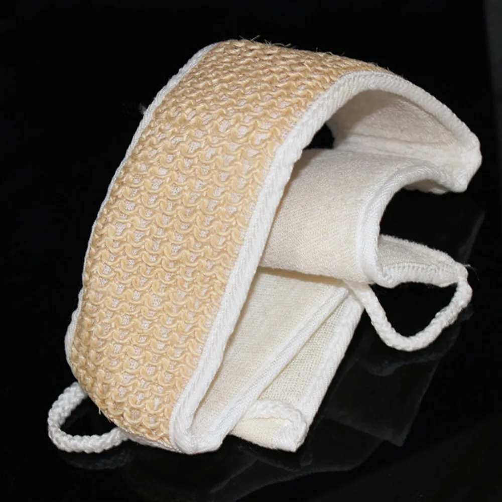 New Arrival 1 PC Natural Loofah and Bamboo Fiber Cotton Bath Shower