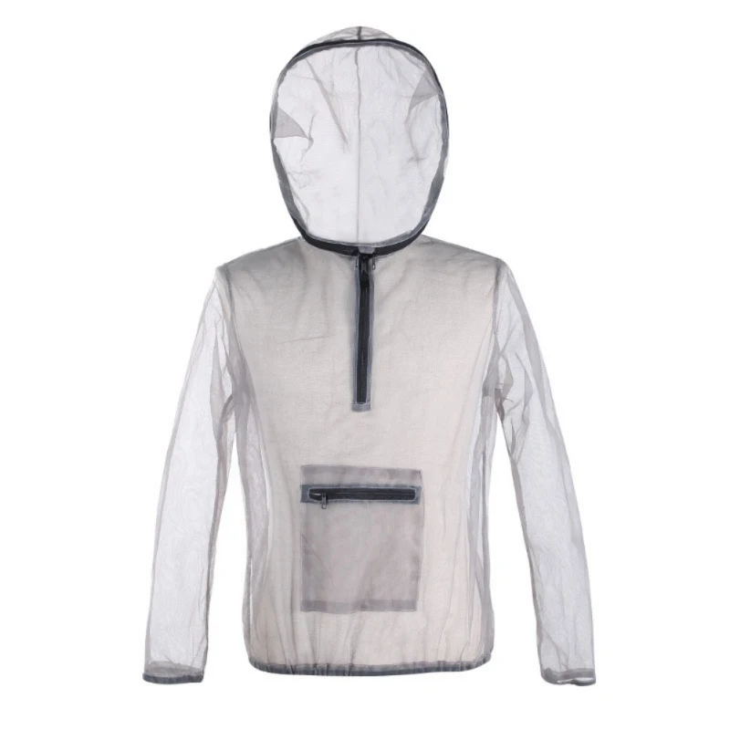 

Outdoor wild fishing anti-mosquito bite coat Mosquito Bug Bee Insect Mesh Jacket Camping Fishing Protector Net