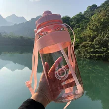 Bouteille d'eau grande capacité pour faire du sport en plein air, bouilloire pour faire de l'escalade, du vélo, sans BPA