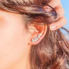 New Arrival Initial Custom Name font b Earring b font Personalized font b earring b font