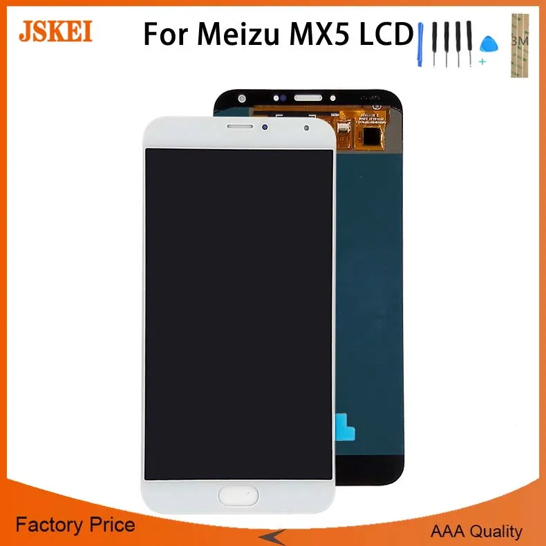Для Meizu MX5 M575M M575U ЖК дисплей сенсорный дигитайзер экран Замена 5 дюймов для без