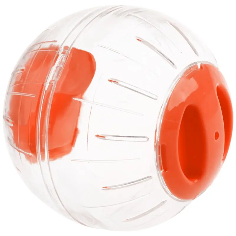 

Practical Hamster Exercise Ball Gerbil Play Toy Clear Orange 12cm