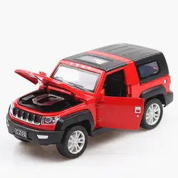 Модель автомобиля из сплава, игрушечный грузовик, имитация внедорожника, Детская акусто-оптическая эхо-Боевая модель грузовика, игрушки