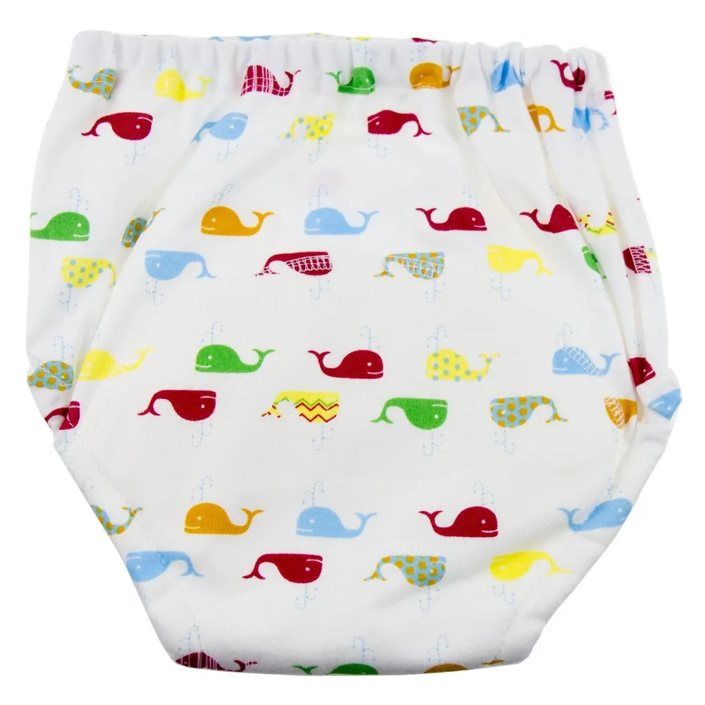 Baby Training Pants Cotton Waterproof Toddler Underwear Infant Kids Changing Nappy Cloth Diaper Panties Reusable Diaper Cover
