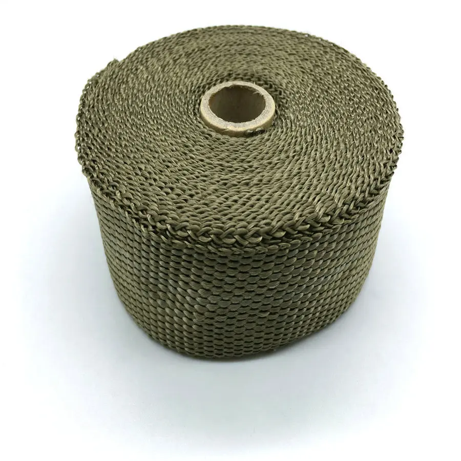 10mx 2inch Titanium Wrap Thermal Exhaust Header Pipe Heat Insulating