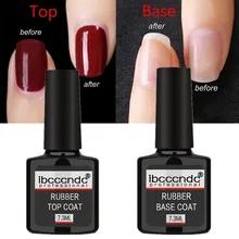 Top Base Coat Nail Primer UV LED Soak Off Gel Varnish Long Lasting Gel Nail Polish Top Coat And Base Coat For Nail Art belen uv led gel nail polish top coat soak off base coat nail basis for gel polish base and top uv primer top and base polish