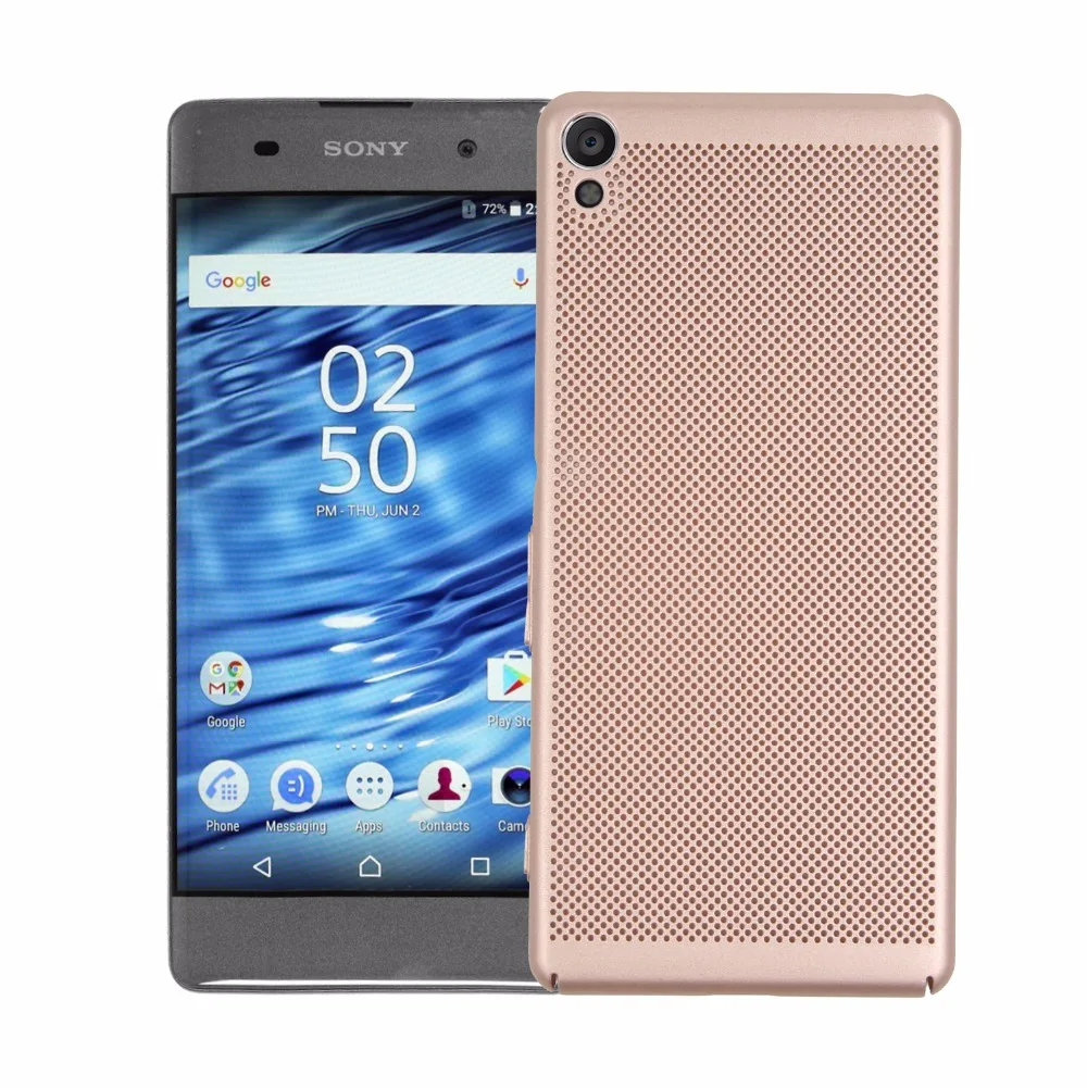 

Demelfu Cases Covers For Sony Xperia XA XA1 XZ L1 Ultea C6 Heat Dissipation Breathing Hard PC Phone Case Covers Funda Capa Coque