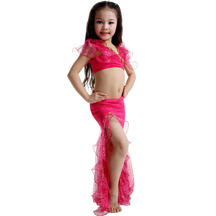 Enfants/Filles/Enfants Bollywood Costumes De Danse 2 pièce (Haut + Robe)