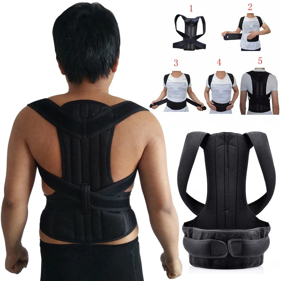 Adjustable Elastic Steel Plate Belt Women Lower Back Support Belts