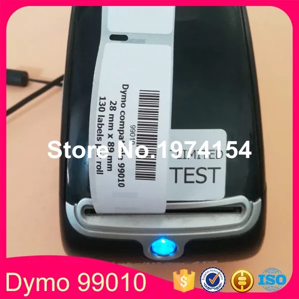 6 совместимые рулоны Dymo 99010 ярлык 28 мм* 89 мм 130 шт/рулон совместимый для LabelWriter 400 450 450 турбо принтер SLP 440 450