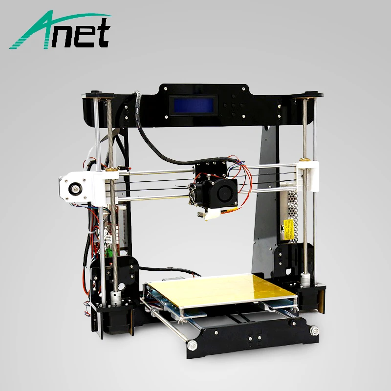 

Free Shipping Cheap Anet A8/A2 3D Printer High Quality Prusa i3 Reprap Easy Assembly DIY Filament Kit Hot Bed LCD Screen SD Card