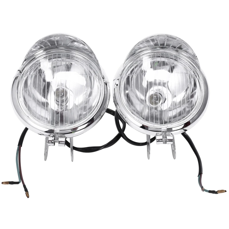 

2Pcs Motorcycle Fog Lights Headlight Lamp Universal Dc12V For Universal Motorcycles