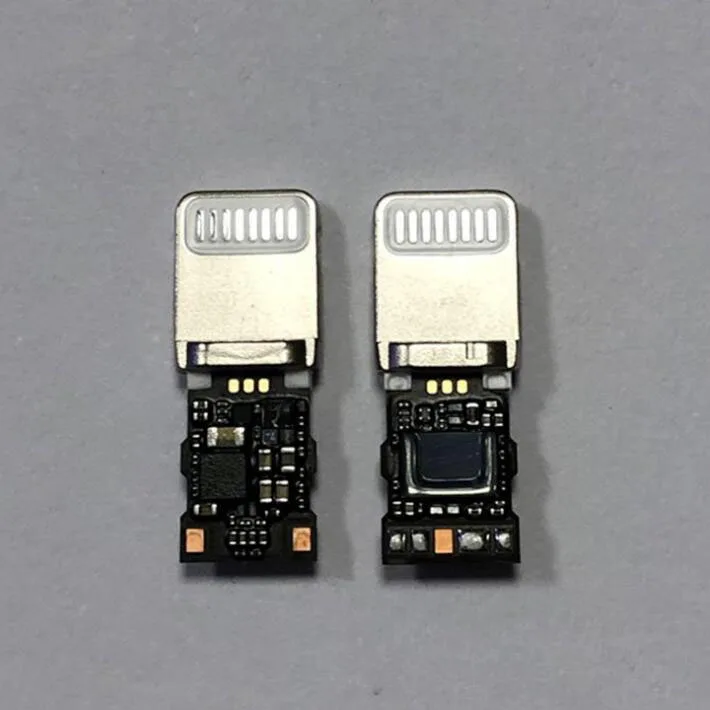 male plug 1 комплект для iPhone7/8/X Lightning металлический аудио штекер C100 DIY разъем для наушников - Цвет: male plug