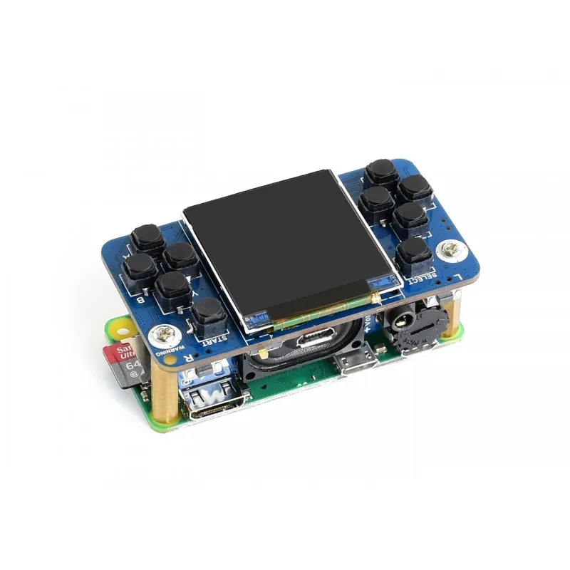 Игровая шапка Raspberry Pi Zero с ЖК экраном 1 54 дюйма на плате маленький геймпад GamePi15