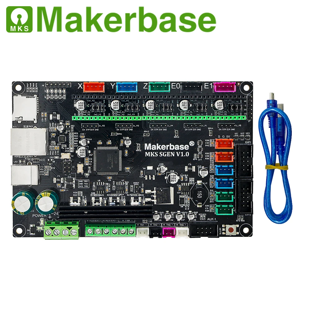 Ceny MKS SGen 32bit płyta kontrolera open source wsparcie sprzętowe marlin2.0 i smoothieware firmware, obsługa do 256 Microstep