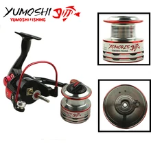 Бренд yumoshi MH 11BB спиннинговая катушка легкая Экипировка для рыбалки Ультра гладкая мощная спиннинговая Рыболовная катушка для ловли басов