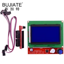 

Ramps 1.4 LCD Smart Control Motherboard Display Monitor Blue Screen Parts Controller Panel Board Cable 3D Printers Part RAMPS1.4