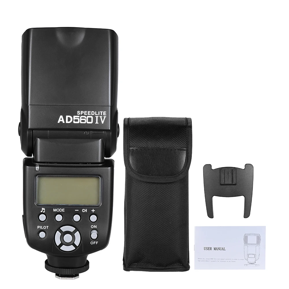 Andoer AD560 IV 2,4G Беспроводная накамерная Slave Вспышка Speedlite для Canon Nikon Olympus Pentax sony A7 A7 II A7S A7R A7S II