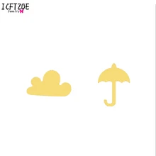 ICFTZWE – Boucles d'oreilles en acier inoxydable pour femmes, couleur or, bijoux de corps