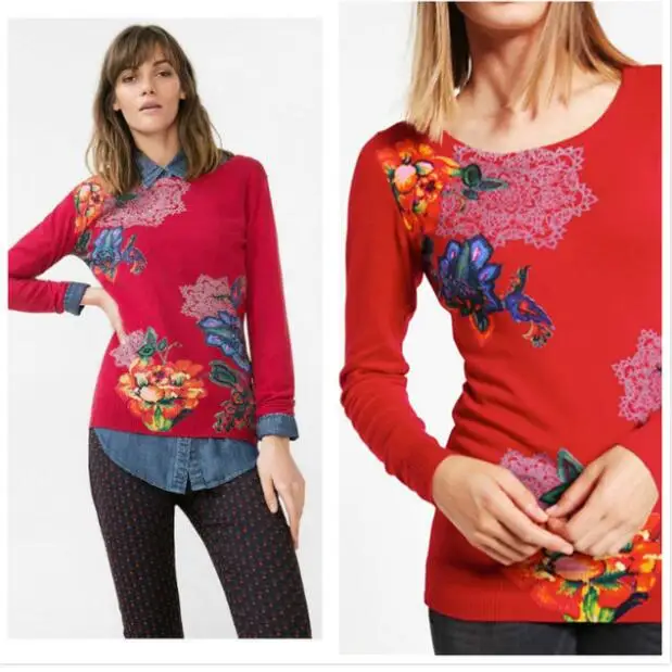 Испанский DEG вязаные свитера весной и осенью в XS-XXL - Цвет: 14 S L XL XXL