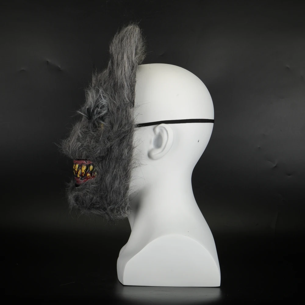 Animal Masks Animal Themed Costumes Horrible Rabbit Mask Felt Plastic Cosplay Prop Halloween Accessories Men Women Face Mask     (15)