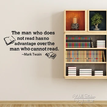 

Motivational Quote Wall Sticker Read Books Quotes Wall Decal Inspirational Wall Quotes DIY Easy Wall Art Cut Vinyl Q110