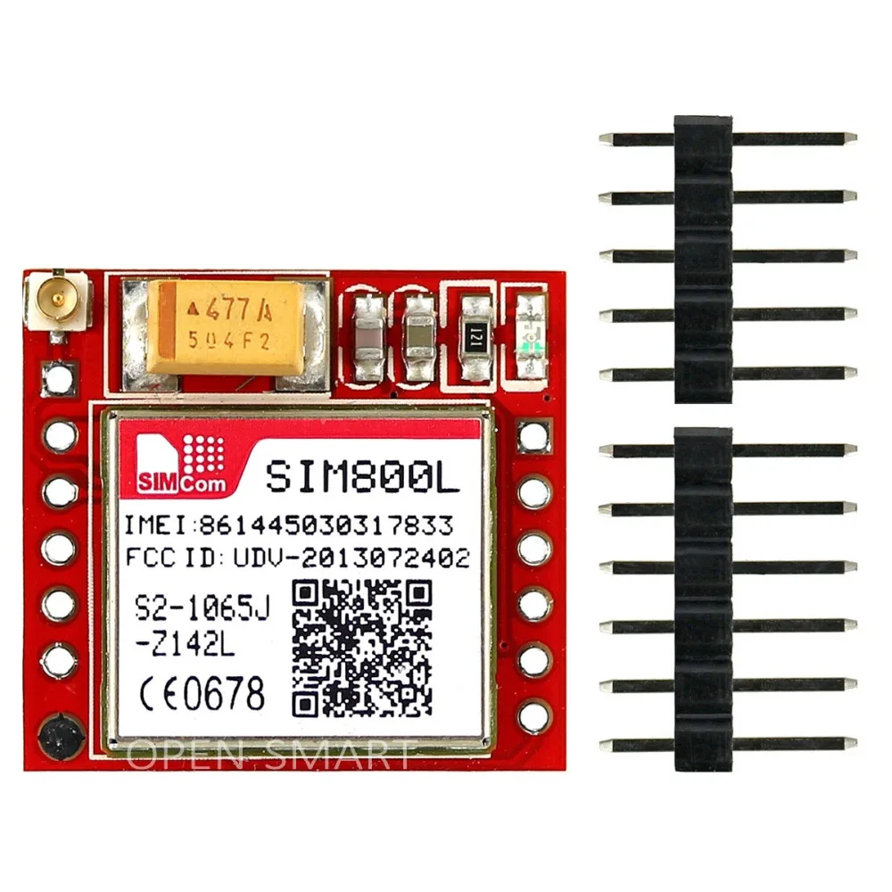 

SIM800L Quad-band Network Mini GPRS GSM Breakout Module