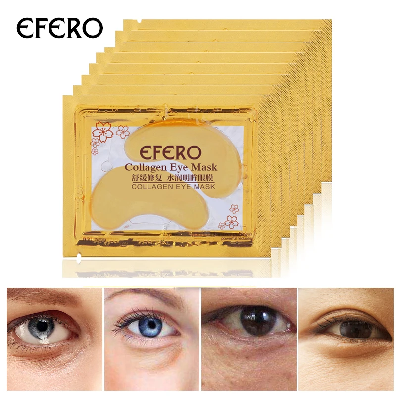 

Crystal Collagen Eye Mask AntiAging Anti-puffiness Dark Circle Anti Wrinkle Moisture Eye Patches for Face Care Eye Mask Eye Pads