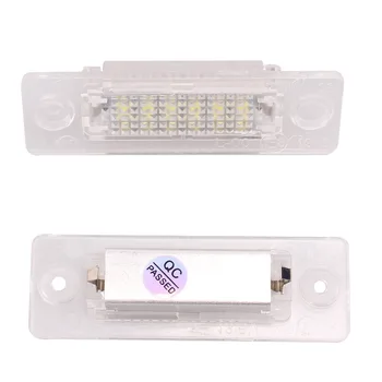 

Styling New 2x 18 LED License Number Plate Light Lamp For VW Touran Golf Jetta Passat Caddy T5 Skoda Super White