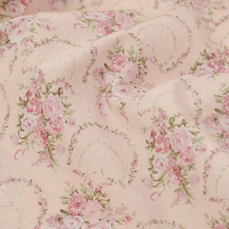 Розовое кольцо японская хлопчатобумажная ткань одеяло материал для рукоделия четыре 50*55 см метров - Цвет: see chart