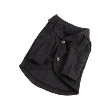 black outter coat Джентльмен весна осень зима стильный vestidos жилет рубашка рубашки для собачья куртка для питомца Одежда Щенок пальто Одежда для собак - Цвет: black outter coat