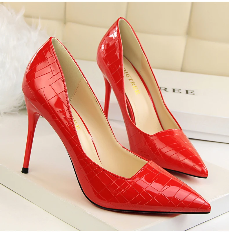 Women's Pumps Shoes' Shallow Slip-On Mules Shoes Women High Heels Party Women Pump High Heels Shoes Fashion Office Lady Shoe New (10)
