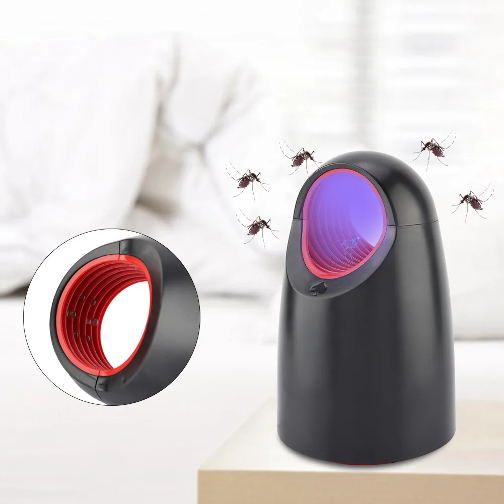 Электрическая лампа от насекомых с питанием от USB, бесшумная лампа от комаров, подходит для защиты детей, дома, гостиной, борьбы с вредителями