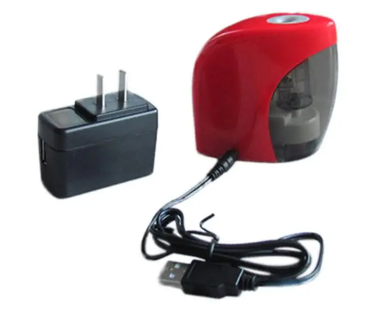 New 2016 Sharpener Electric Pencil Sharpener Usb + Batteries+DC power