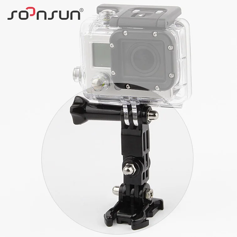 Регулируемый шлем SOONSUN нагрудный ремень базовое крепление для GoPro Hero 8 7 6 5 4 DJI Osmo
