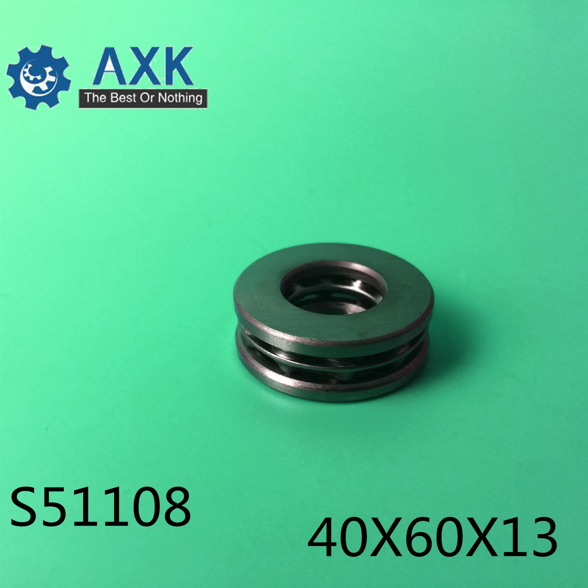 S51108 подшипник 40*60*13 мм (1 шт.) ABEC-1 Нержавеющая сталь тяги S 51108-упорные шариковые